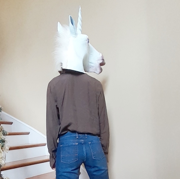 VTG Valerie Stevens Petite Pure Silk Blouse 14P - Picture 5 of 8